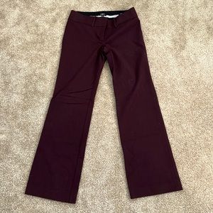 COPY - Women’s Ann Taylor loft wine color size 00P dress pants
